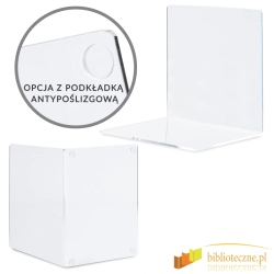 Duża podpórka do książek z pleksi 3 mm