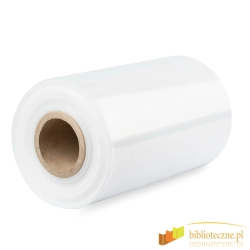 Folia półrękaw do książek 30 cm / 100 m – przezroczysta folia PE 100 µm