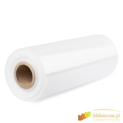 Folia rękaw do książek 50 cm / 100 m – przezroczysta folia PE 100 µm