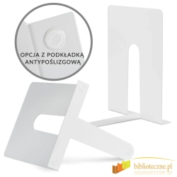 Metalowe podpórki do segregatorów 33 cm – masywne i stabilne